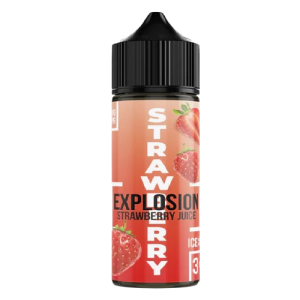 Explosion Longfill 120ML 3MG - Strawberry Juice incl VG & Nic shot