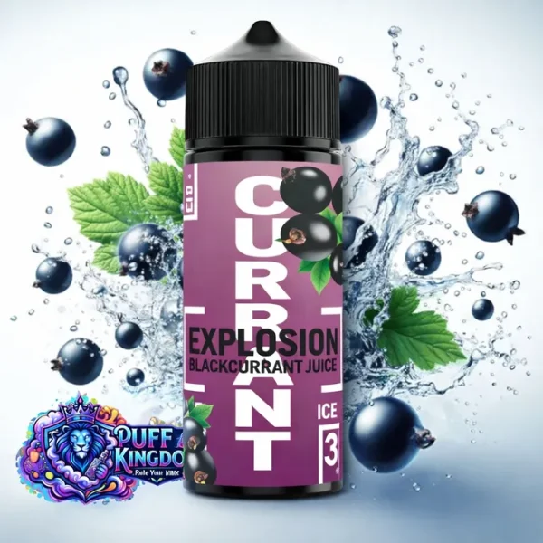 Explosion Longfill 120ML 3MG - Blackcurrant incl VG & Nic shot - Puff ...