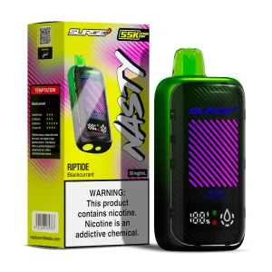 Nasty Surge 55k - Blackcurrant (Riptide) 5%