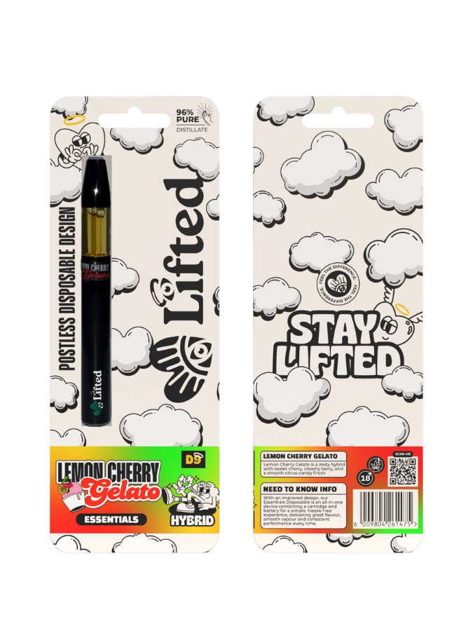 1ml D9 Lemon Cherry Gelato Disposable Vape