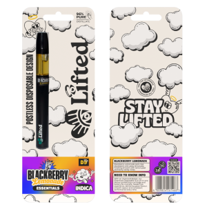 1ml D9 Blackberry Lemonade Disposable Vape