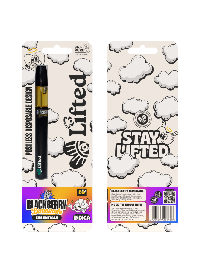 1ml D9 Blackberry Lemonade Disposable Vape